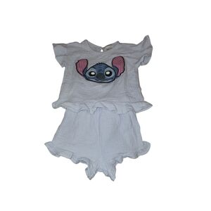 Disney Stitch Short Set Girls Size 5